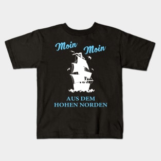 Moin moin Norden T-Shirt | Nordsee shirt Kids T-Shirt